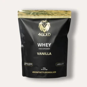 4GOLD Whey eiwitpoeder (1 kg.) smaak vanille